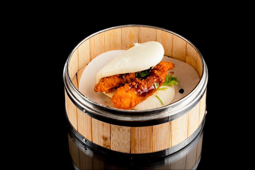 BUN BAO  BLANCO DE POLLO CRUJIENTE