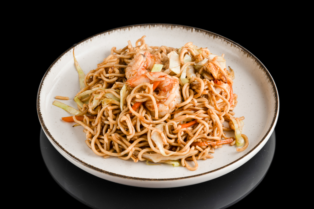 YAKI SOBA CON GAMBA